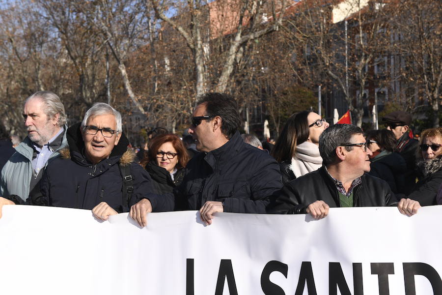 Fotos: Manifestación en Valladolid en defensa de la sanidad pública de Castilla y León