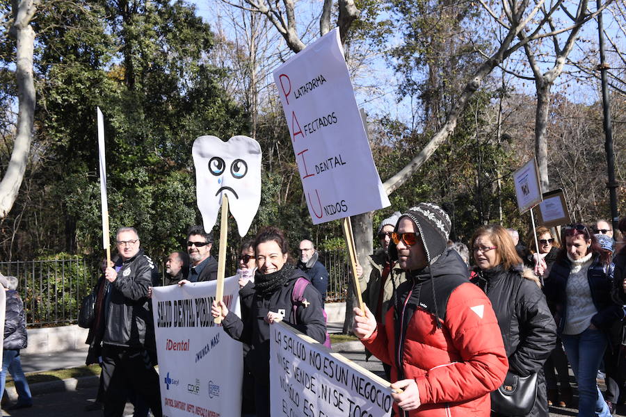 Fotos: Manifestación en Valladolid en defensa de la sanidad pública de Castilla y León