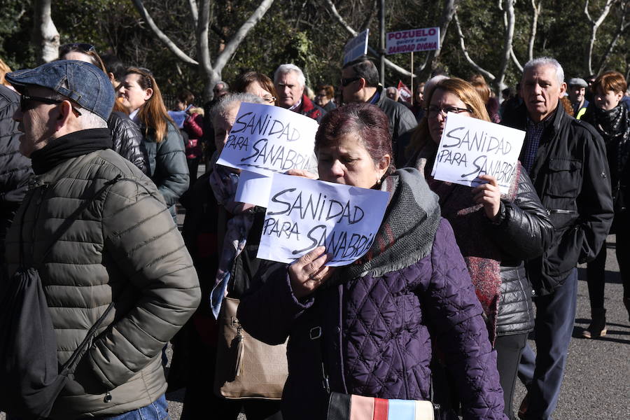 Fotos: Manifestación en Valladolid en defensa de la sanidad pública de Castilla y León