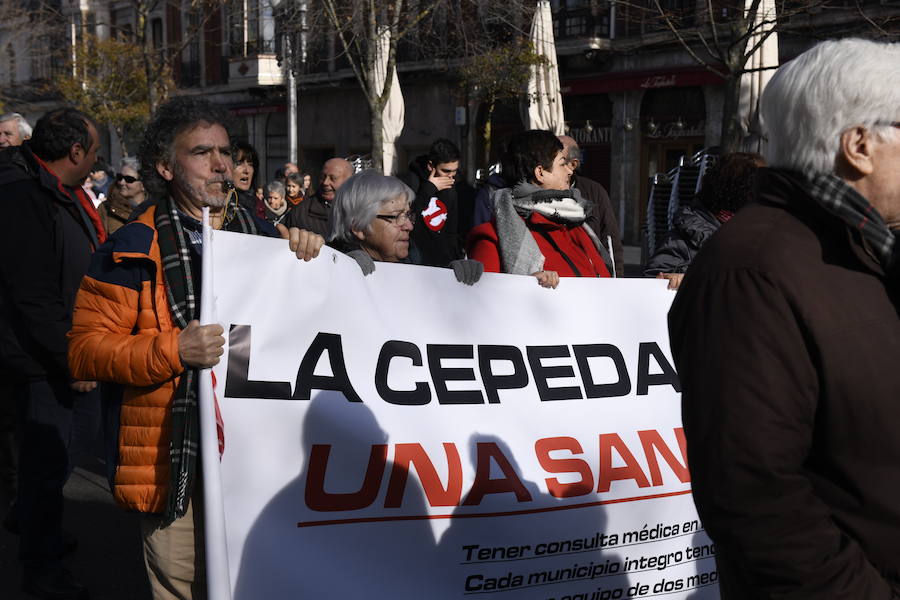 Fotos: Manifestación en Valladolid en defensa de la sanidad pública de Castilla y León