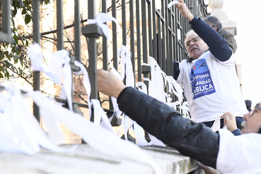 Fotos: Manifestación en Valladolid en defensa de la sanidad pública de Castilla y León