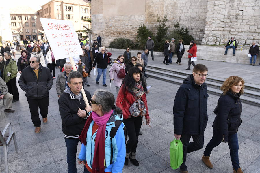 Fotos: Manifestación en Valladolid en defensa de la sanidad pública de Castilla y León