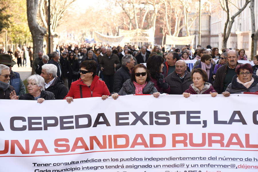 Fotos: Manifestación en Valladolid en defensa de la sanidad pública de Castilla y León