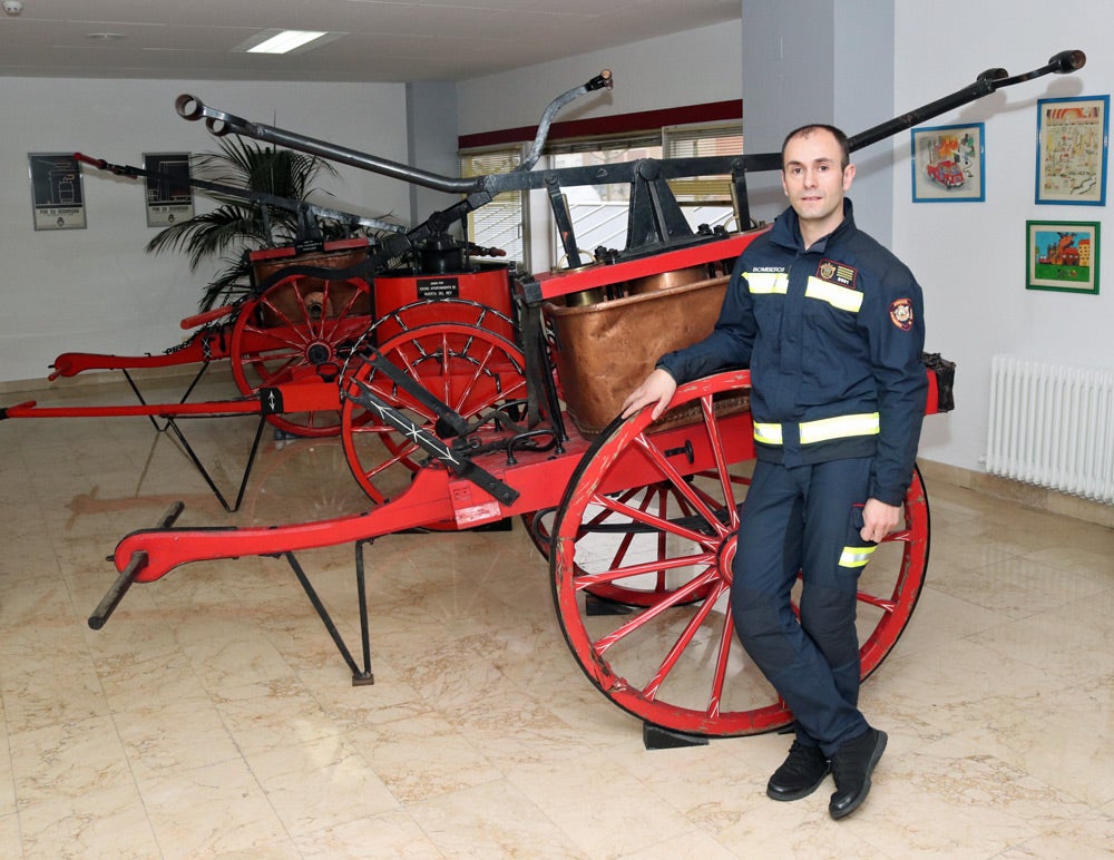 Fotos: Miguel Ángel Extremo, jefe de Bomberos de Burgos