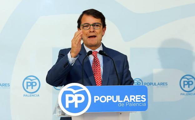 Alfonso Fernández Mañueco, presidente del PP de Castilla y León. 