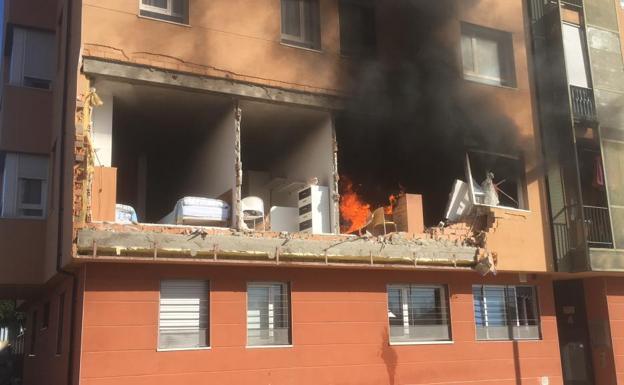 Imágenes de la explosión en la Barriada San Juan Bautista