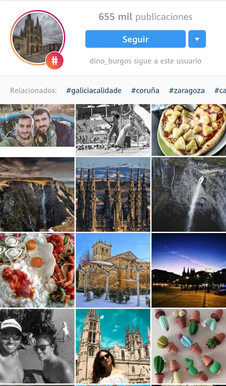 Más de 655.000 publicaciones contienen la etiqueta #Burgos en la red social Instagram. 