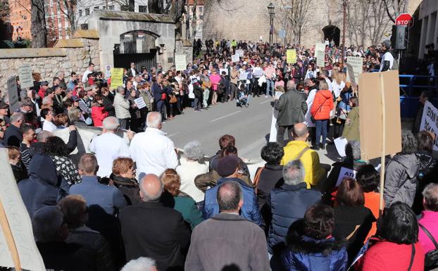 Imagen de la manifestación por la Atención Primaria del pasado sábado