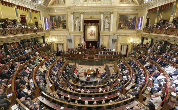 Vista general del Congreso de los Diputados. 