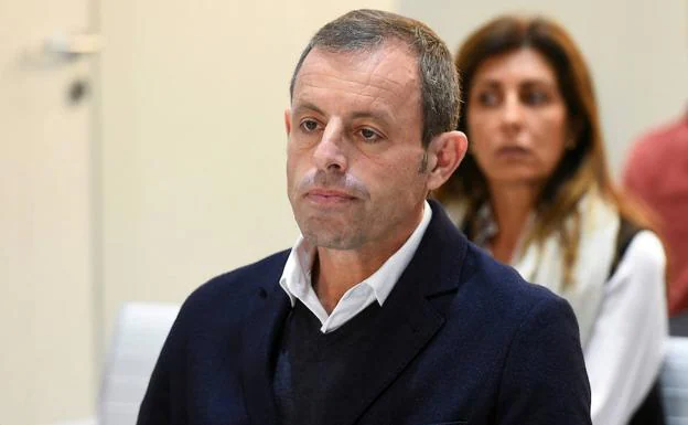 Sandro Rosell, durante el juicio. 