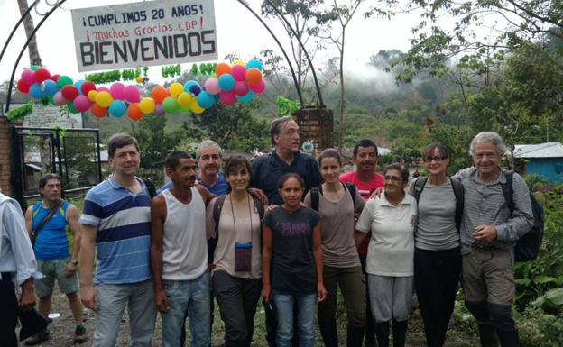 Comunidad de Paz de San José de Apartadó, en Colombia. 