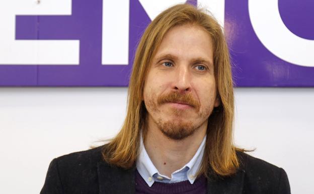 Pablo Fernández, secretario autonómico de Podemos. 