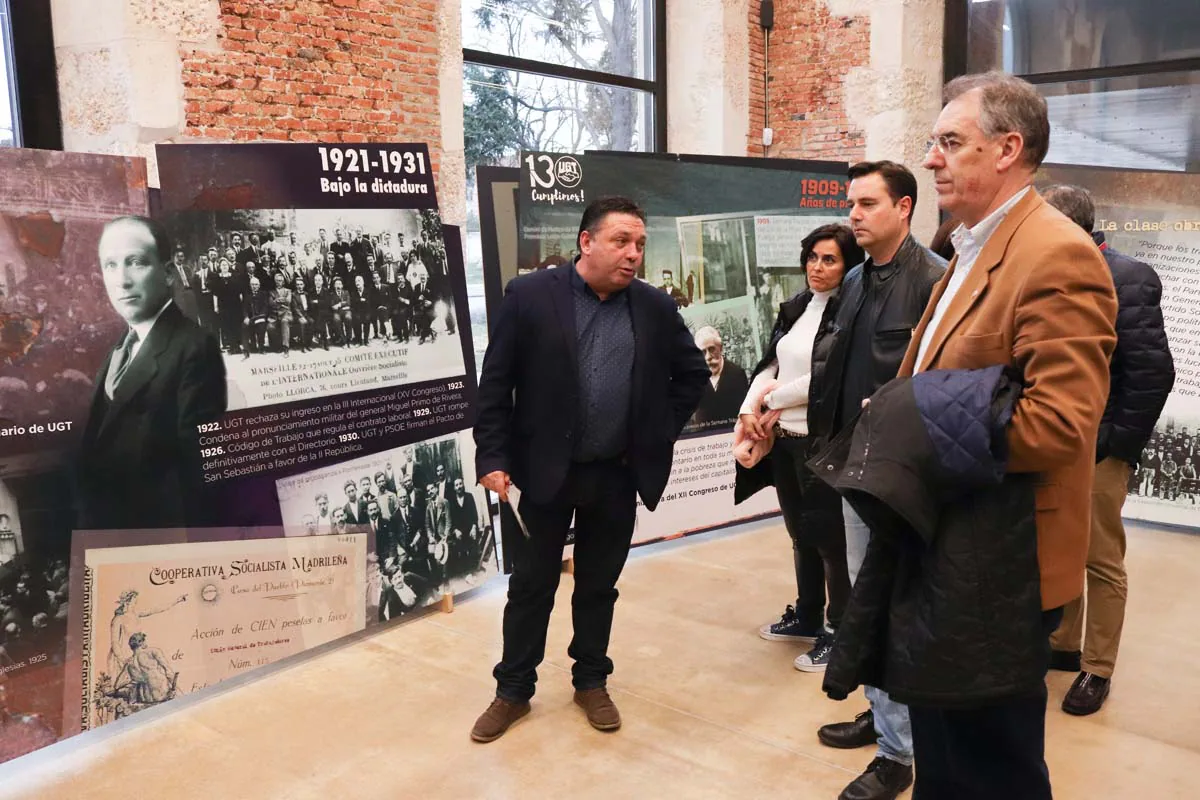 La Estación acoge hasta el 29 de marzo la exposición sobre el 130 aniversario de la Unión General de Trabajadores