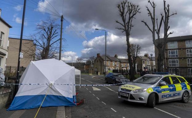 El escenario del crimen, en el barrio londinense de Leyton.