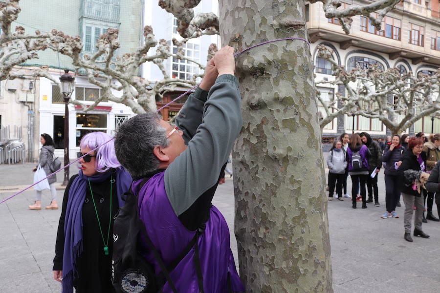 Fotos: Las imágenes de los piquetes informativos feministas