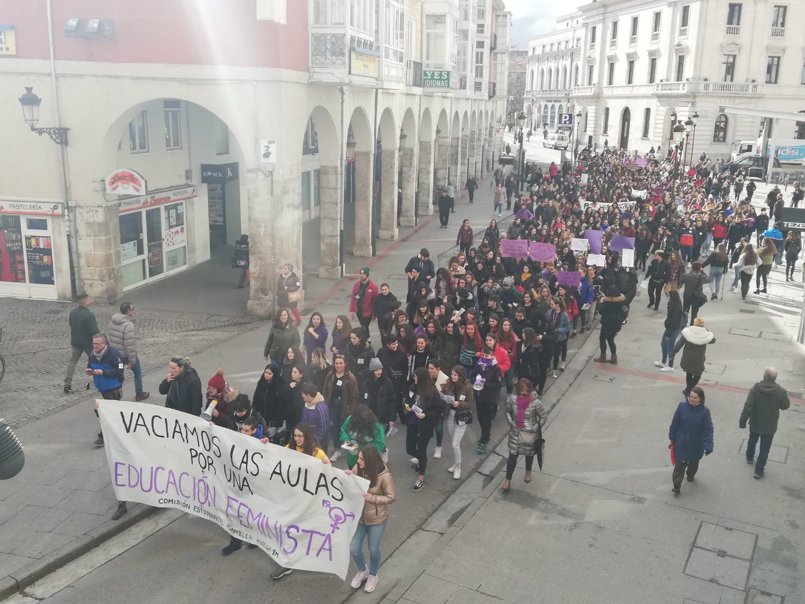 Fotos: Las imágenes de los piquetes informativos feministas