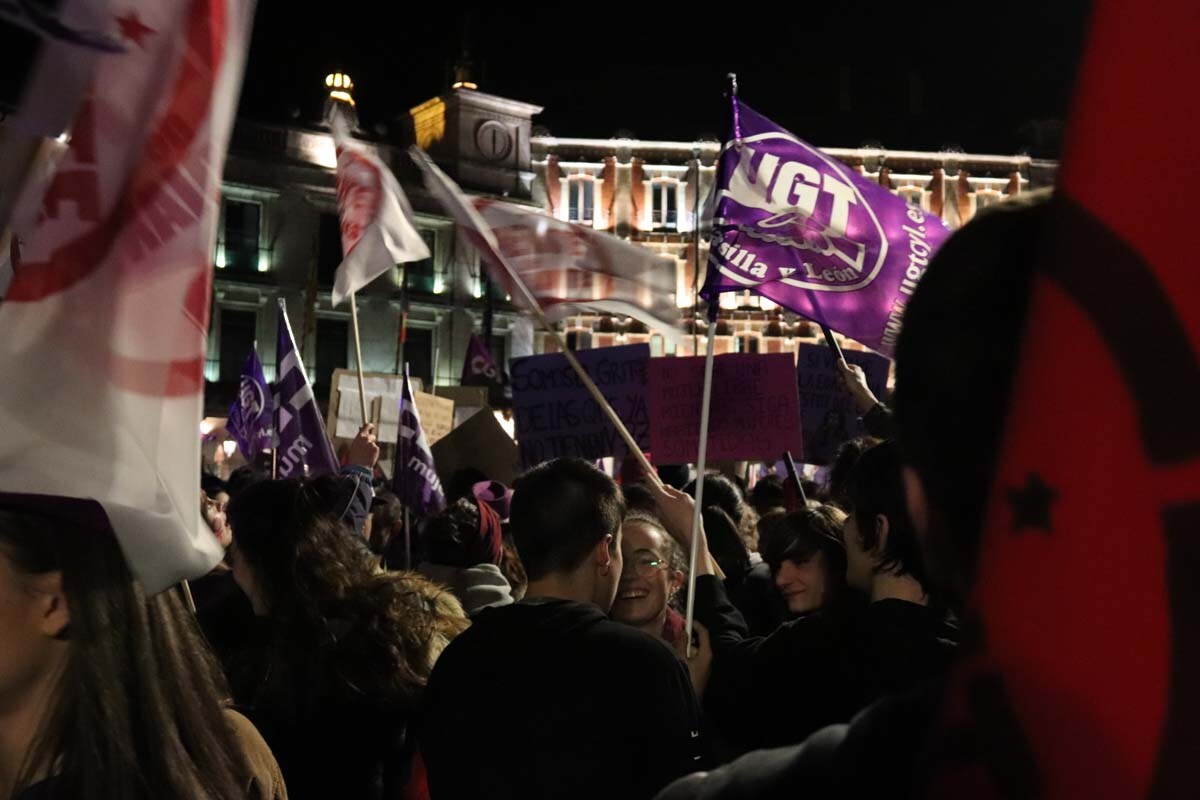 Más de 15.000 burgaleses se suman a otra movilización del 8-M histórica.