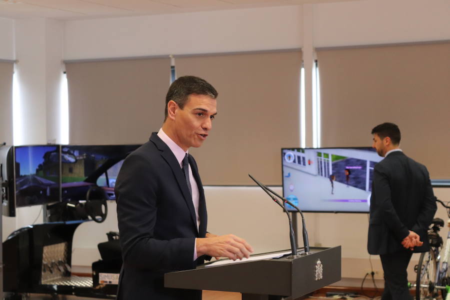 Fotos: La visita de Pedro Sánchez al Instituto Tecnológico de Castila y León en Burgos, en imágenes