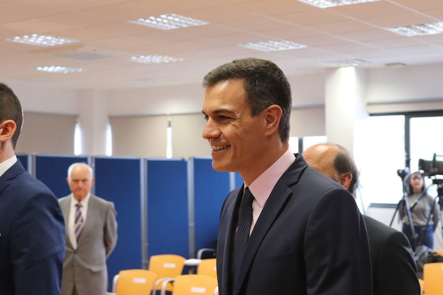 Fotos: La visita de Pedro Sánchez al Instituto Tecnológico de Castila y León en Burgos, en imágenes