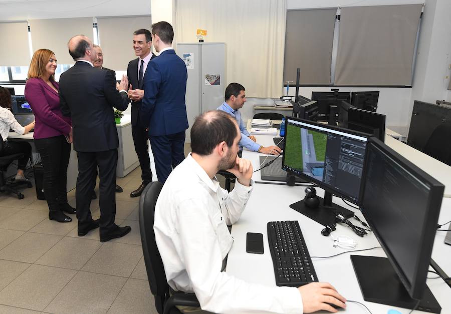 Fotos: La visita de Pedro Sánchez al Instituto Tecnológico de Castila y León en Burgos, en imágenes