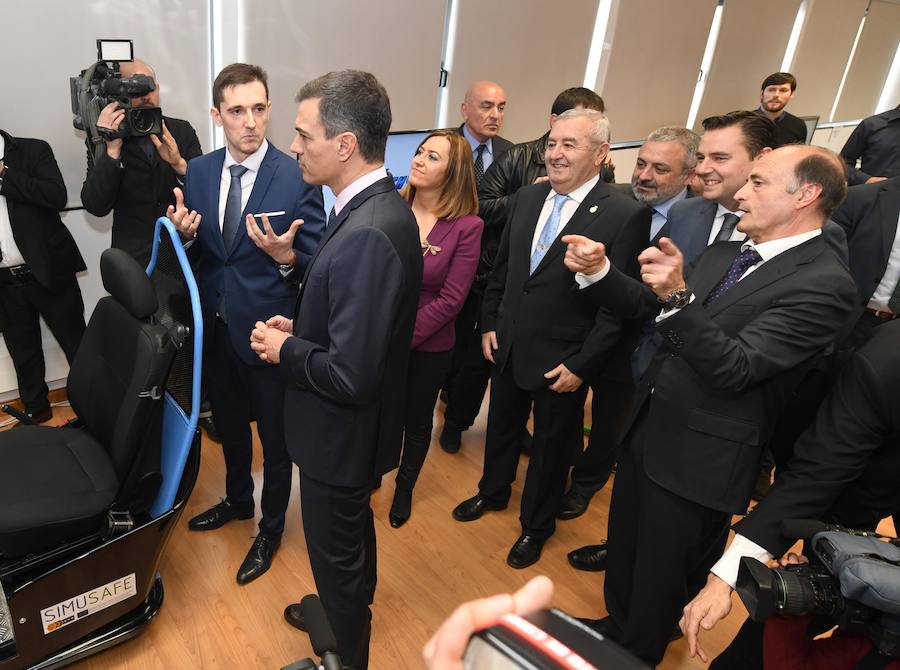 Fotos: La visita de Pedro Sánchez al Instituto Tecnológico de Castila y León en Burgos, en imágenes