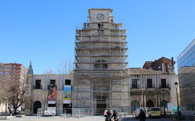 Las obras en el monasterio comenzaron días atrás. 