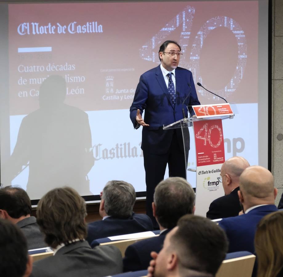 Alfonso Polanco, alcalde de Palencia, en un momento de su intervención.