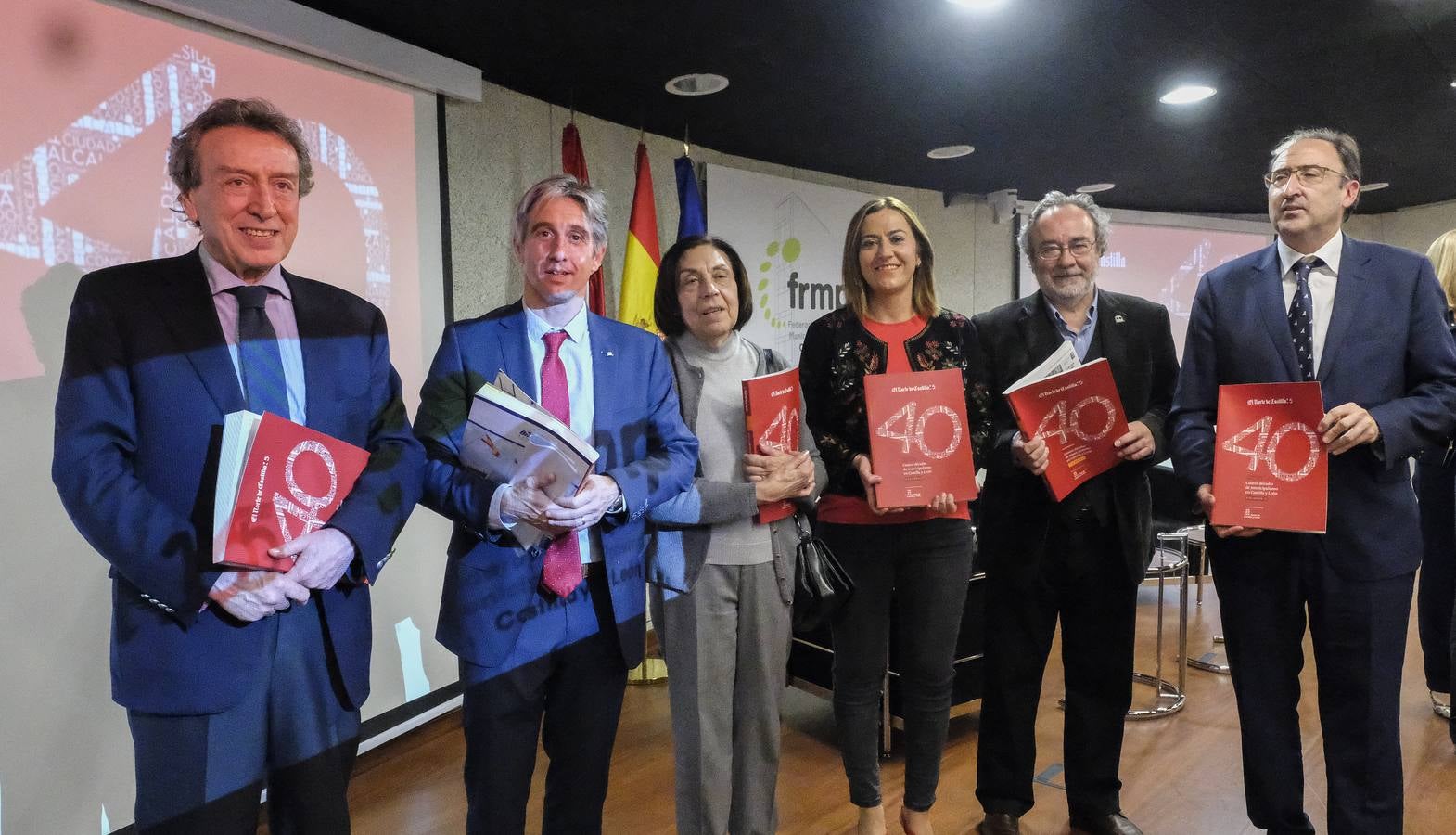 José Antonio de Santiago-Juárez, Enrique Berzal, María Aurora Viloria, Virginia Barcones, Luis Miguel de Dios y Alfonso Polanco.