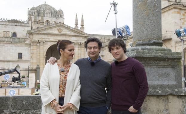 Grabación de un programa de Master Chef en la plaza de la Catedral de Zamora. 