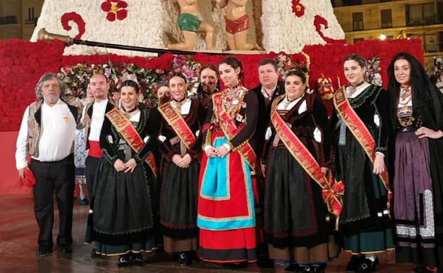Delegación de Burgos en Las Fallas 2019.