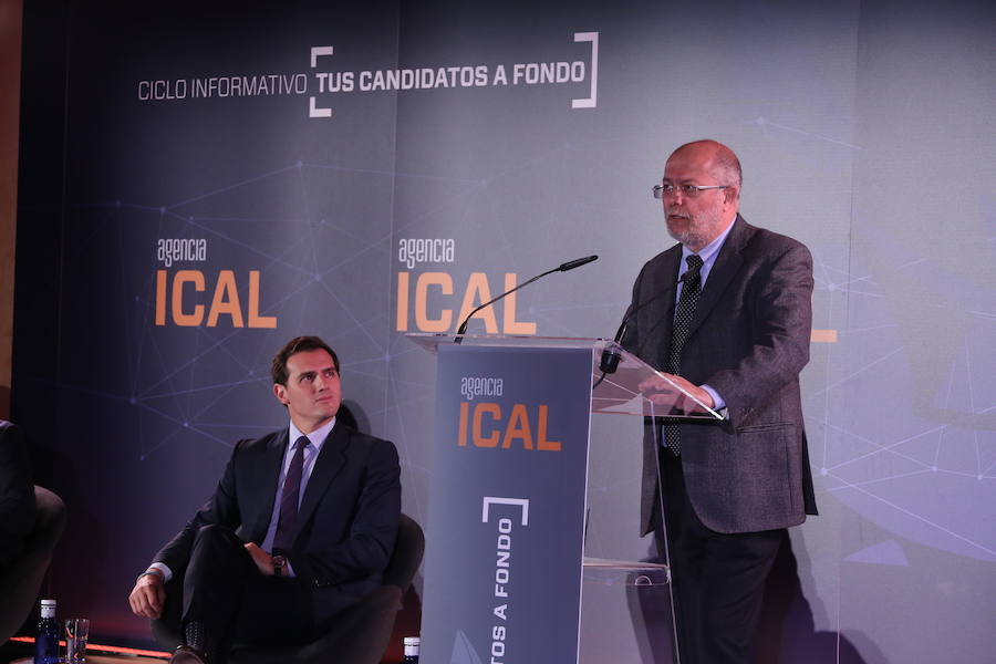 El presidente de Ciudadanos y candidato a la Presidencia del Gobierno, Albert Rivera, participa en el ciclo Tus candidatos a fondo, organizado por la Agencia Ical.