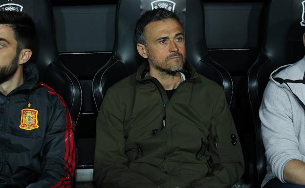 Luis Enrique, seleccionador español. 