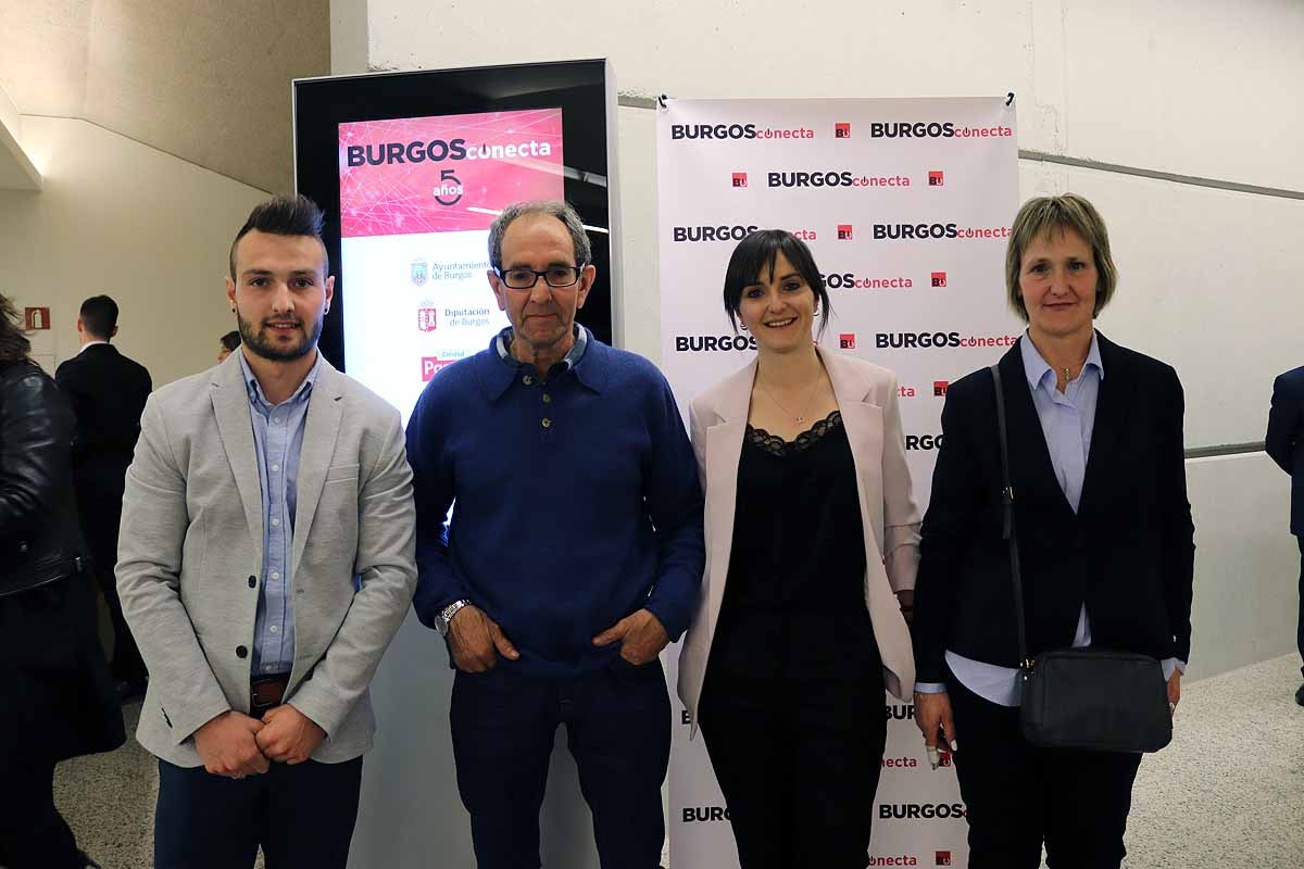 Guillermo Pérez, Julio Pérez, Aythami Pérez y María Emilia Miguel. 