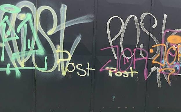 Imagen de archivo de varios grafitis vandálicos.