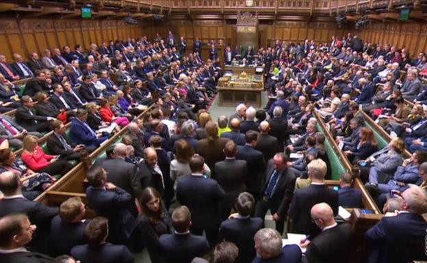 Pleno del Parlamento para votar este viernes el acuerdo del 'brexit'.