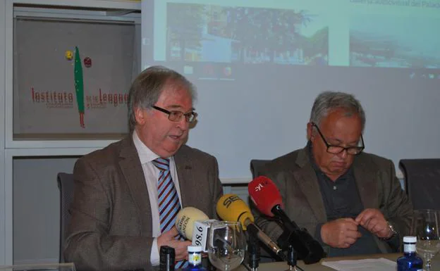 Representantes del Instituto Castellano y Leonés de la Lengua. 