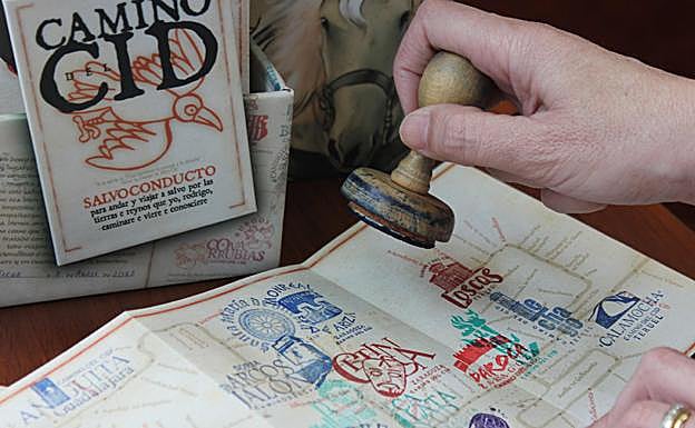 Sellado del salvoconducto. 