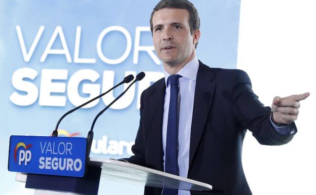 El líder del PP, Pablo Casado.