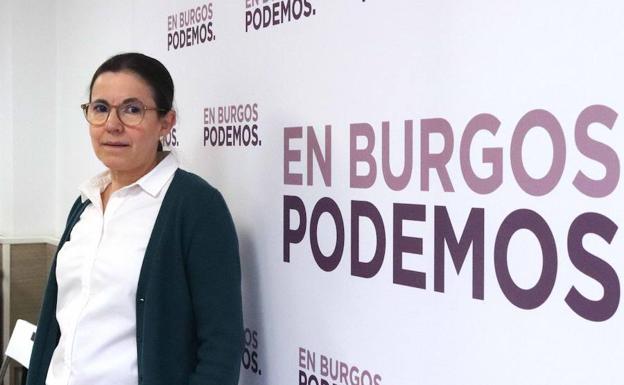 Dolores Martín-Albo, candidata de Unidas Podemos al Congreso en la provincia de Burgos. 