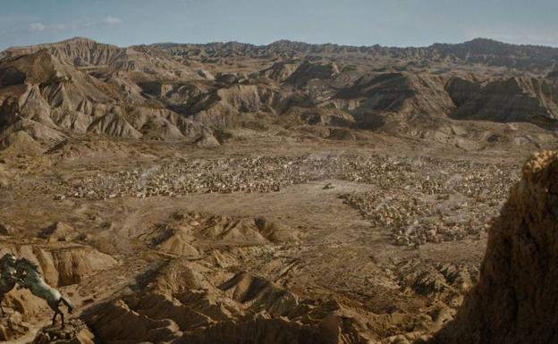 El desierto almeriense fue ideal para reproducir Vaes Dothrak.