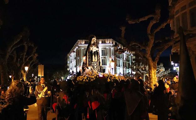 Procesión de Nuestra Señora de la Soledad del pasado Sábado Santo.