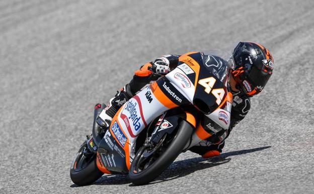 Arón Canet, rodando en el Circuito de las Américas. 