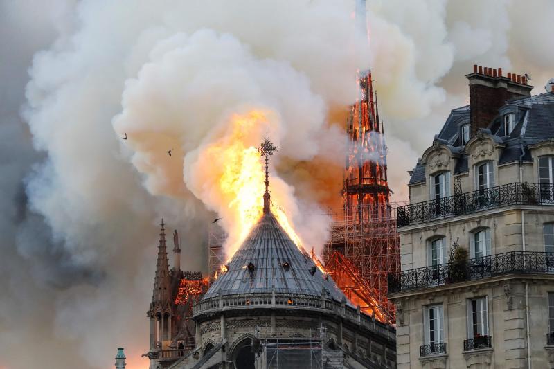 Fotos: El incendio de la catedral de Notre Dame, en imágenes