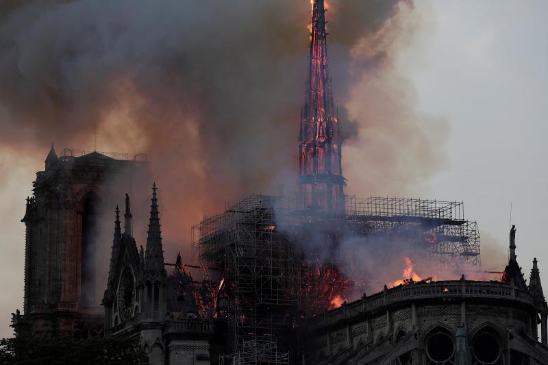 Fotos: El incendio de la catedral de Notre Dame, en imágenes