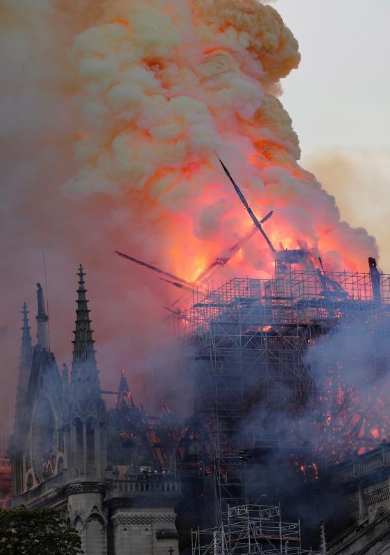 Fotos: El incendio de la catedral de Notre Dame, en imágenes