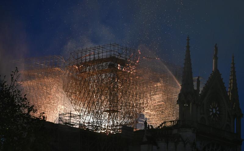 Fotos: El incendio de la catedral de Notre Dame, en imágenes