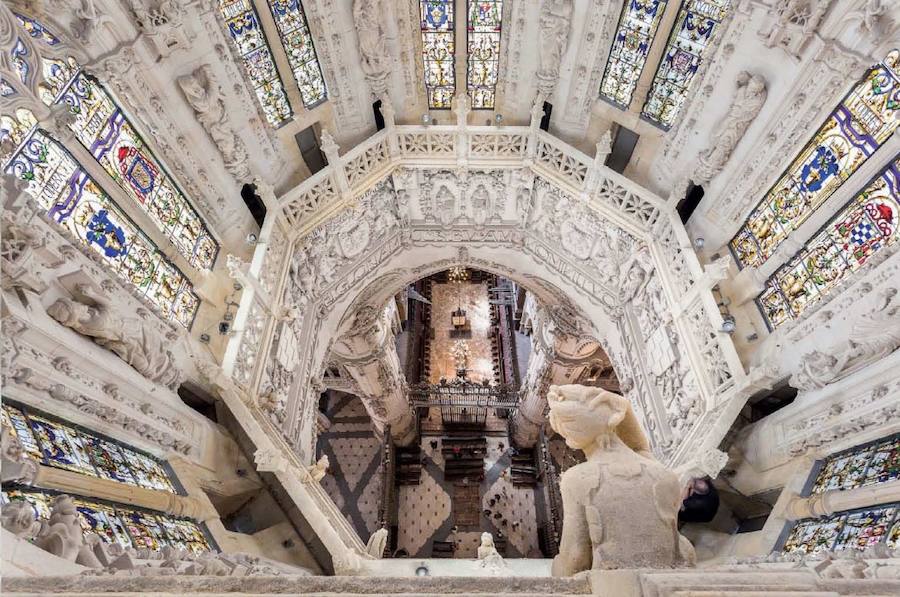 Imagen de la Catedral de León desde lo alto del cimborrio.