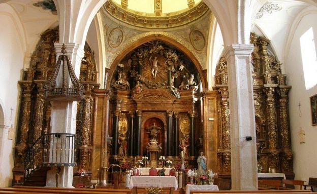 Imagen de archivo del interior de la iglesia de Sotillo de la Ribera
