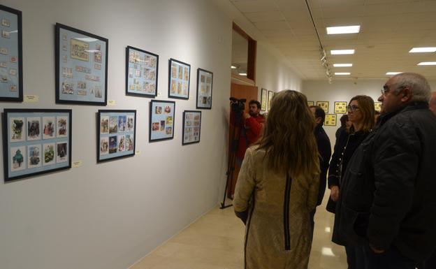 Inauguración de la Exposición Filatélica incluida en el Encuentro de juegos Tradicionales. 