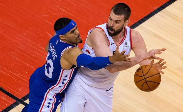 Marc Gasol, durante el partido. 